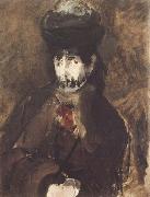 Edouard Manet Jeune femme voilee (mk40) Sweden oil painting artist